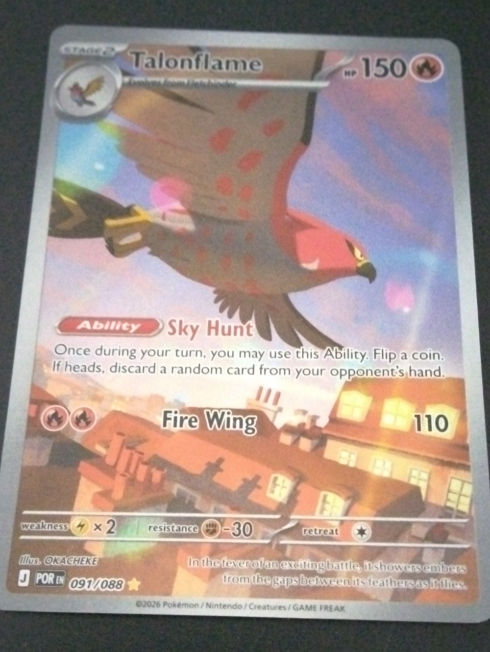 Talonflame illustration rare
